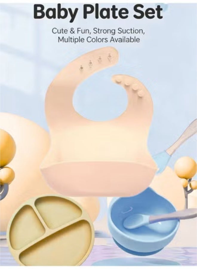Anti-Fall Baby Feeding Set -  BPA-Free for Toddlers & Infants for little baby - Image 2
